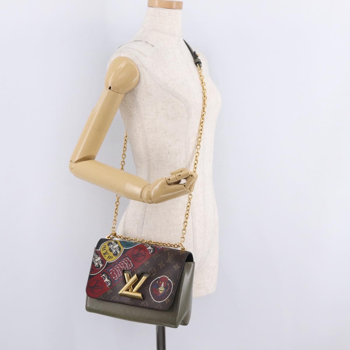 LOUIS VUITTON Kabuki Yamamoto Hirosai Twist MM Bag M67270 LV Auth 210825M