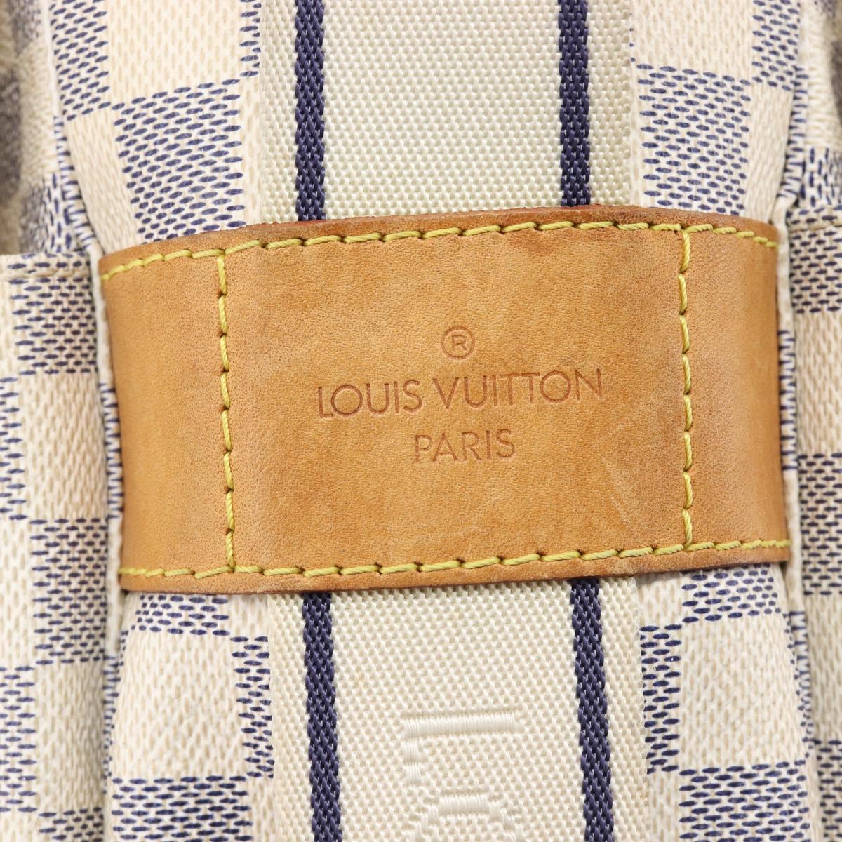 LOUIS VUITTON Damier Azur Naviglio Shoulder Bag N51189 LV Auth 210826V