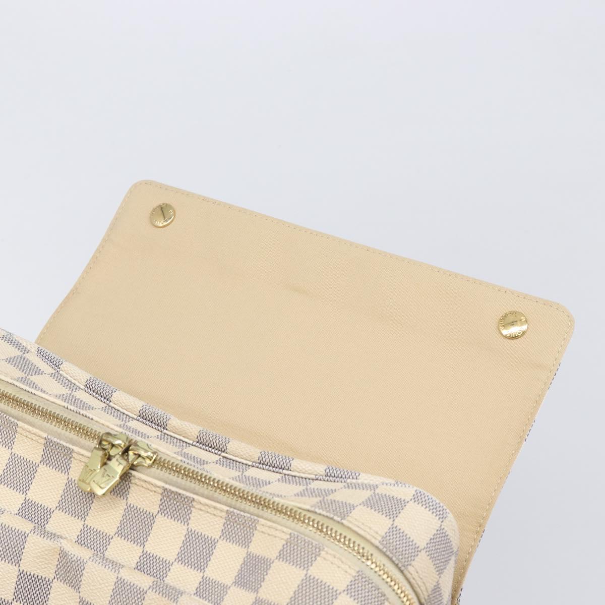 LOUIS VUITTON Damier Azur Naviglio Shoulder Bag N51189 LV Auth 210826V