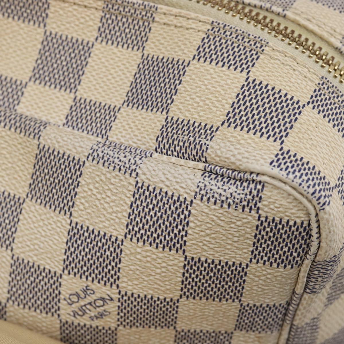 LOUIS VUITTON Damier Azur Naviglio Shoulder Bag N51189 LV Auth 210826V