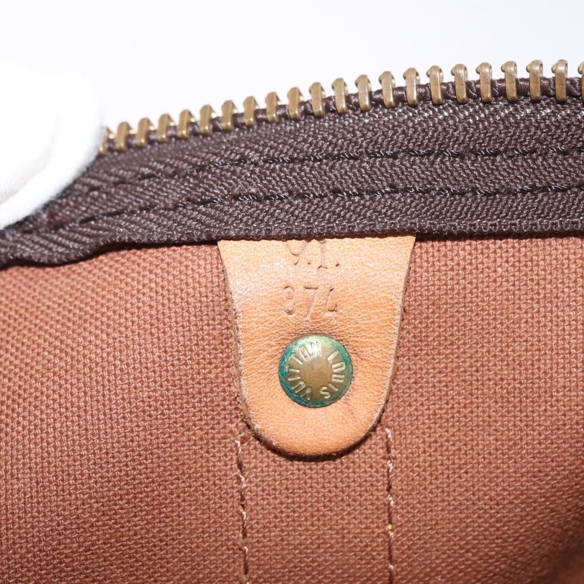 LOUIS VUITTON Monogram Keepall 45 Boston Bag M41428 LV Auth 210838A