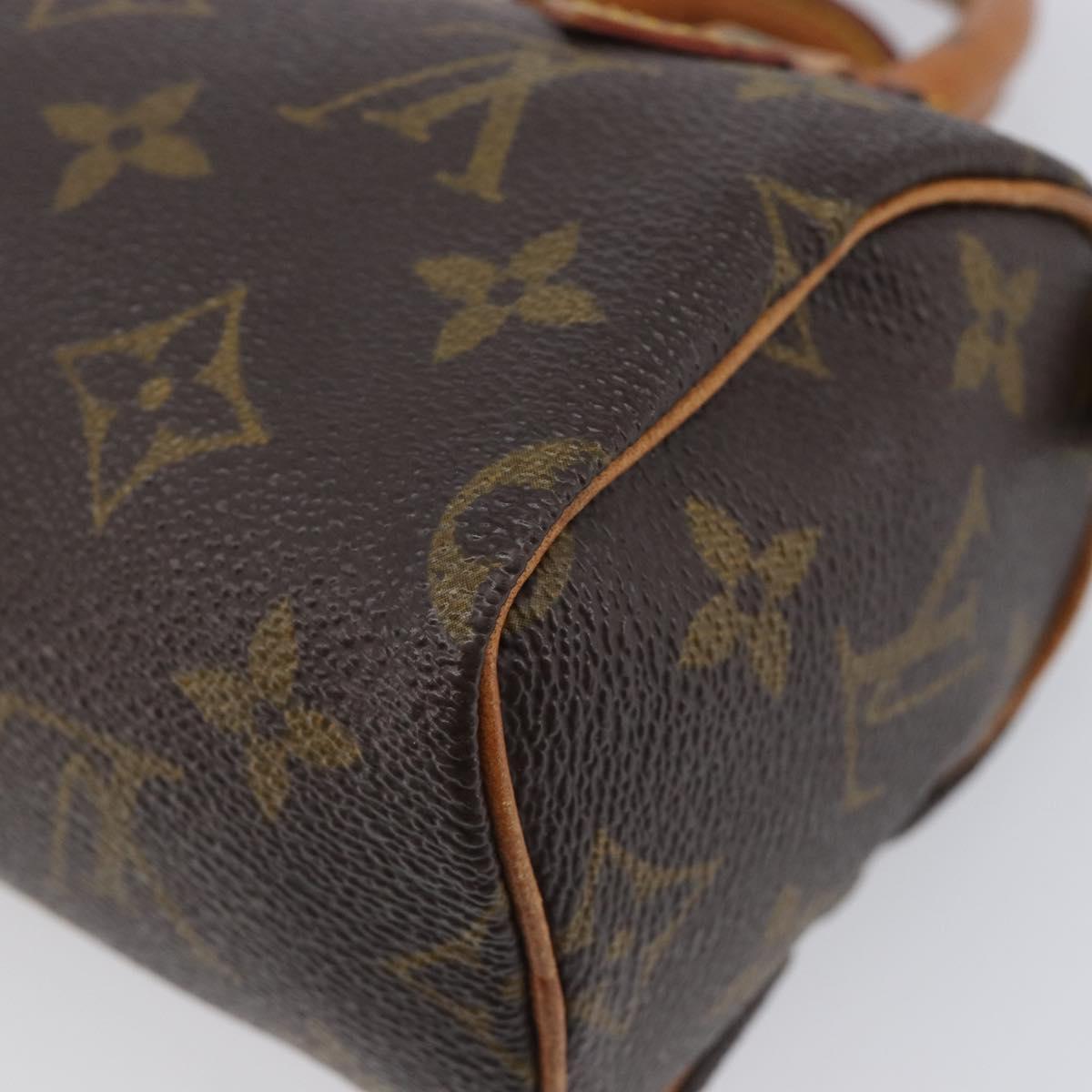 LOUIS VUITTON Monogram Mini Speedy Hand Bag M41534 LV Auth 210846A