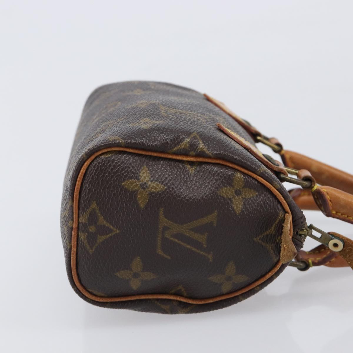 LOUIS VUITTON Monogram Mini Speedy Hand Bag M41534 LV Auth 210846A