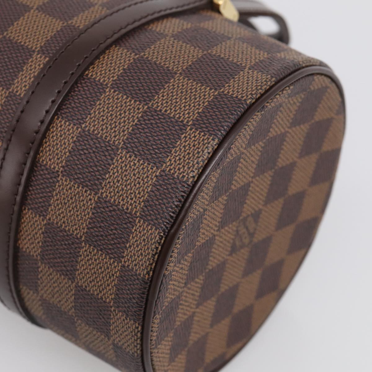 LOUIS VUITTON Damier Ebene Papillon 26 Hand Bag N51304 LV Auth 210847V