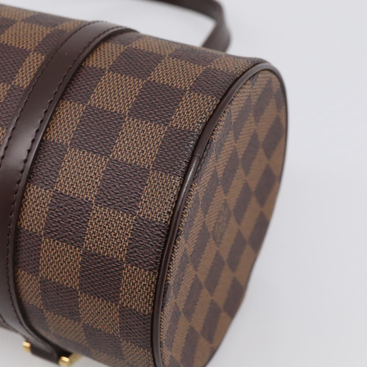 LOUIS VUITTON Damier Ebene Papillon 26 Hand Bag N51304 LV Auth 210847V