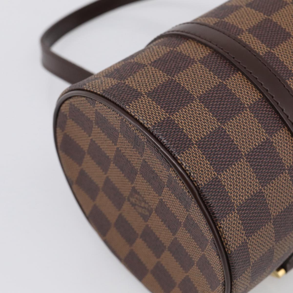 LOUIS VUITTON Damier Ebene Papillon 26 Hand Bag N51304 LV Auth 210847V