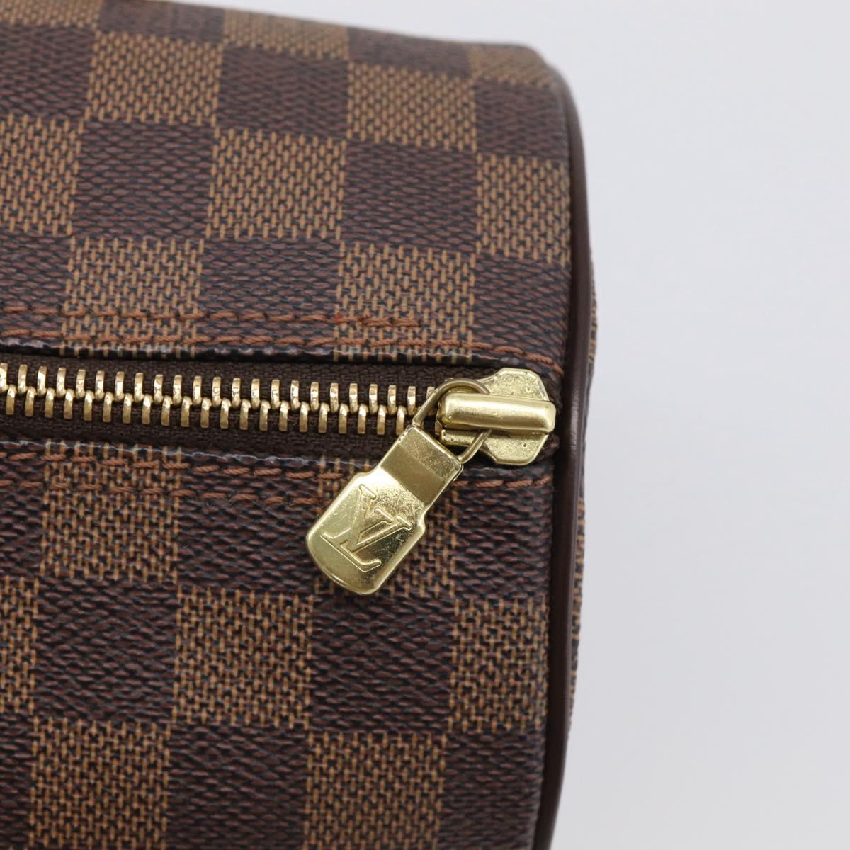 LOUIS VUITTON Damier Ebene Papillon 26 Hand Bag N51304 LV Auth 210847V