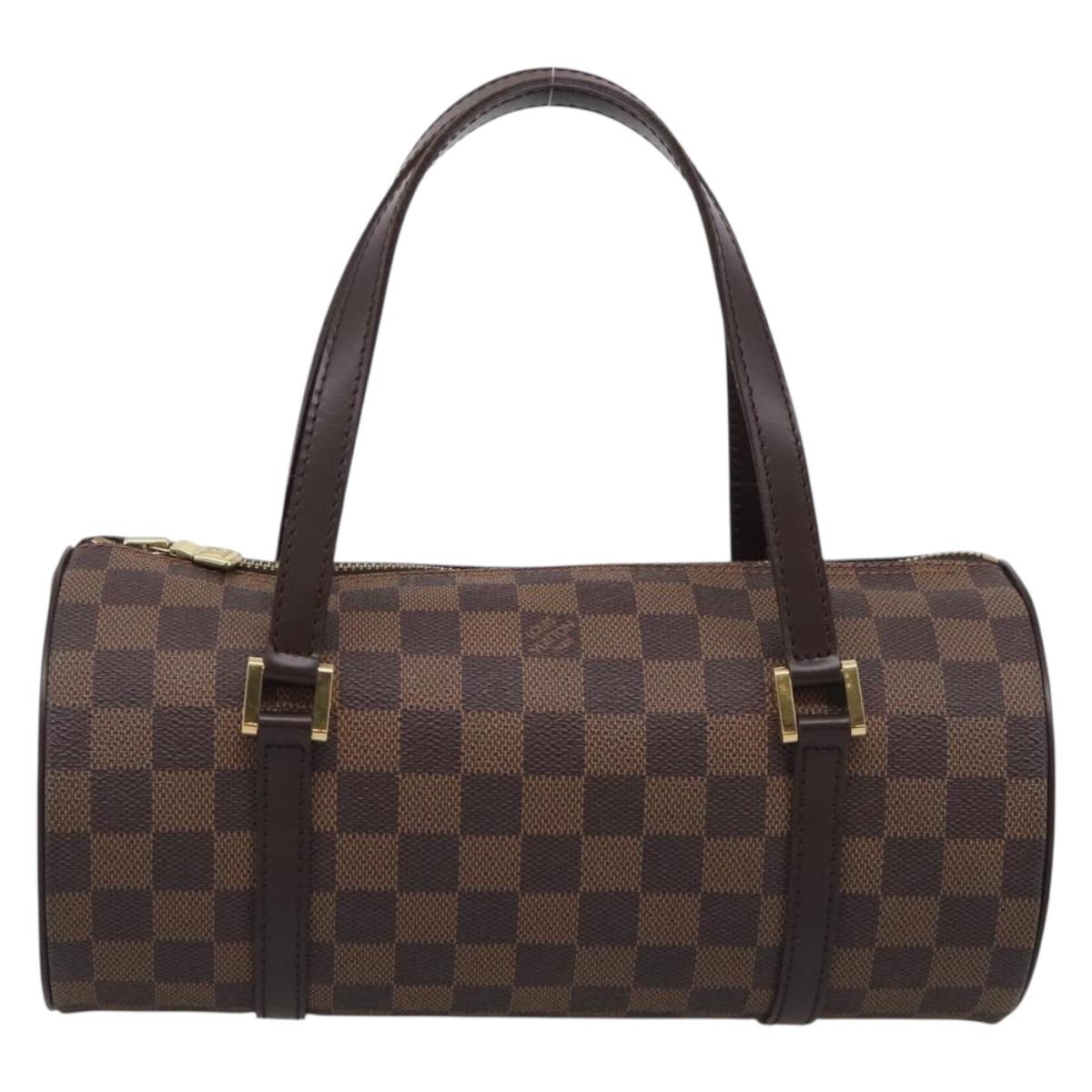 LOUIS VUITTON Damier Ebene Papillon 26 Hand Bag N51304 LV Auth 210847V