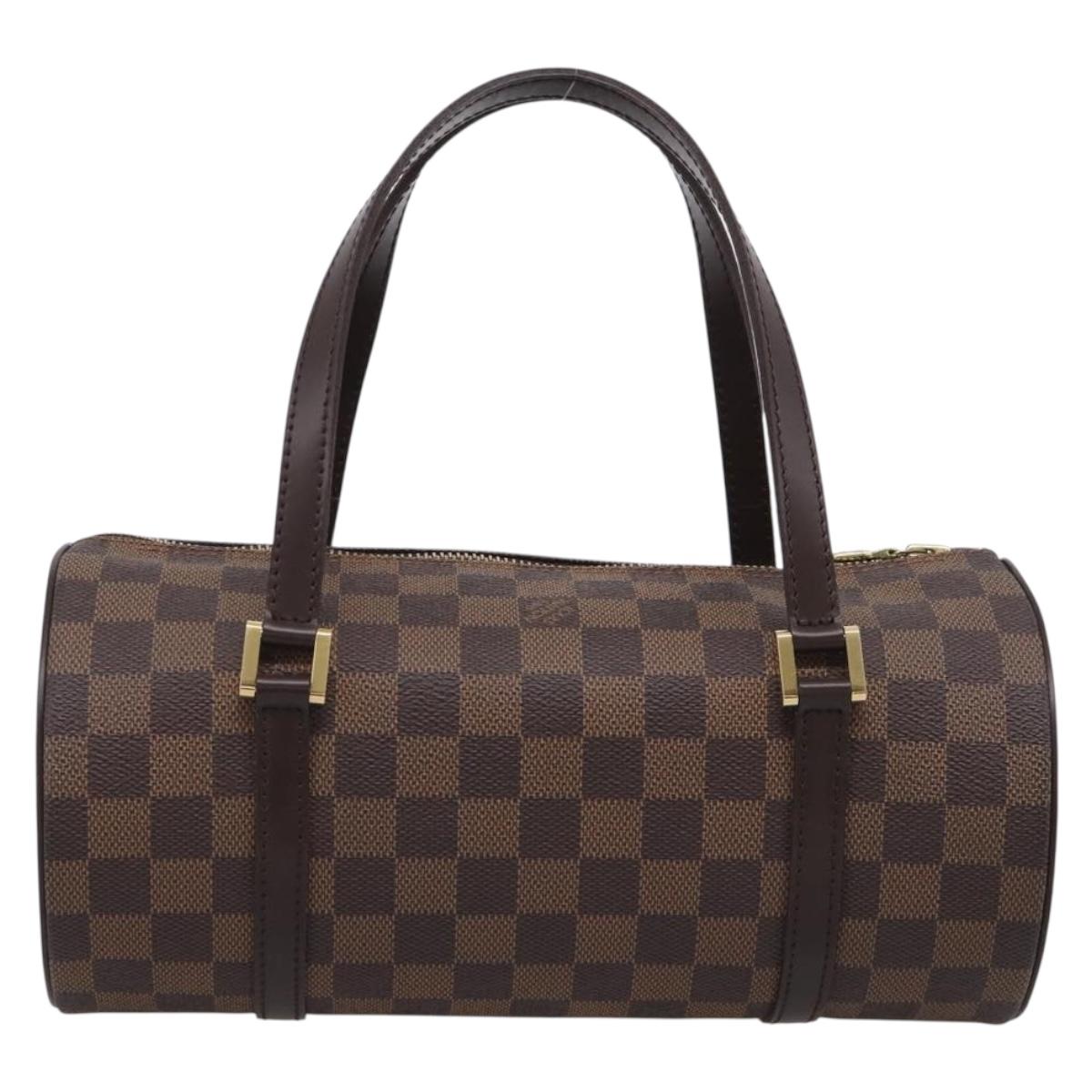 LOUIS VUITTON Damier Ebene Papillon 26 Hand Bag N51304 LV Auth 210847V