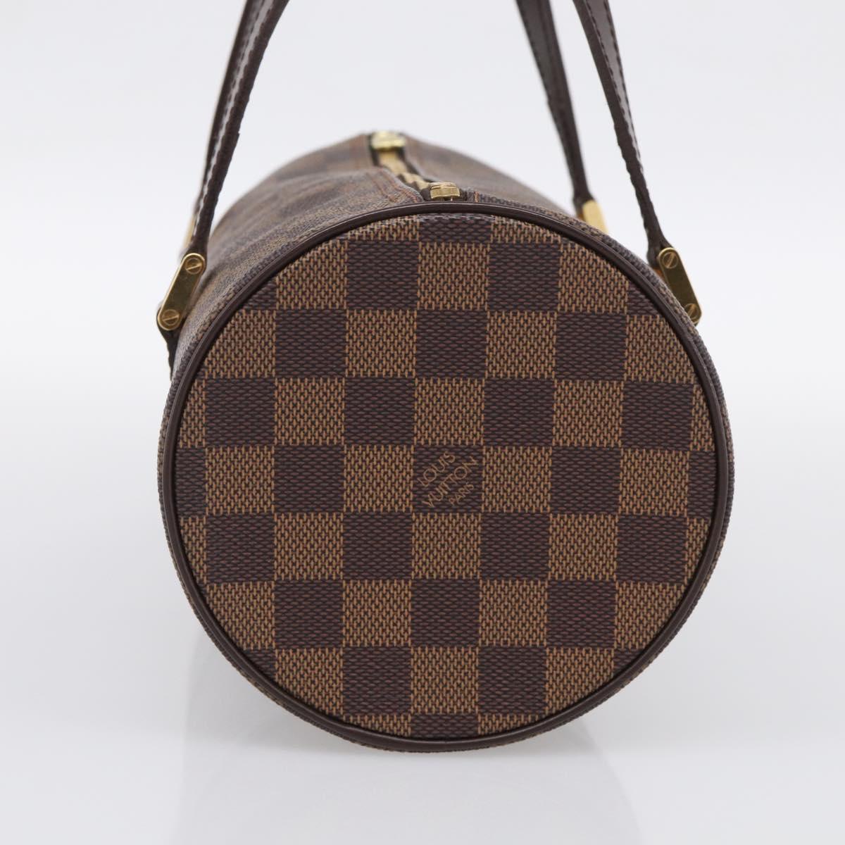 LOUIS VUITTON Damier Ebene Papillon 26 Hand Bag N51304 LV Auth 210847V