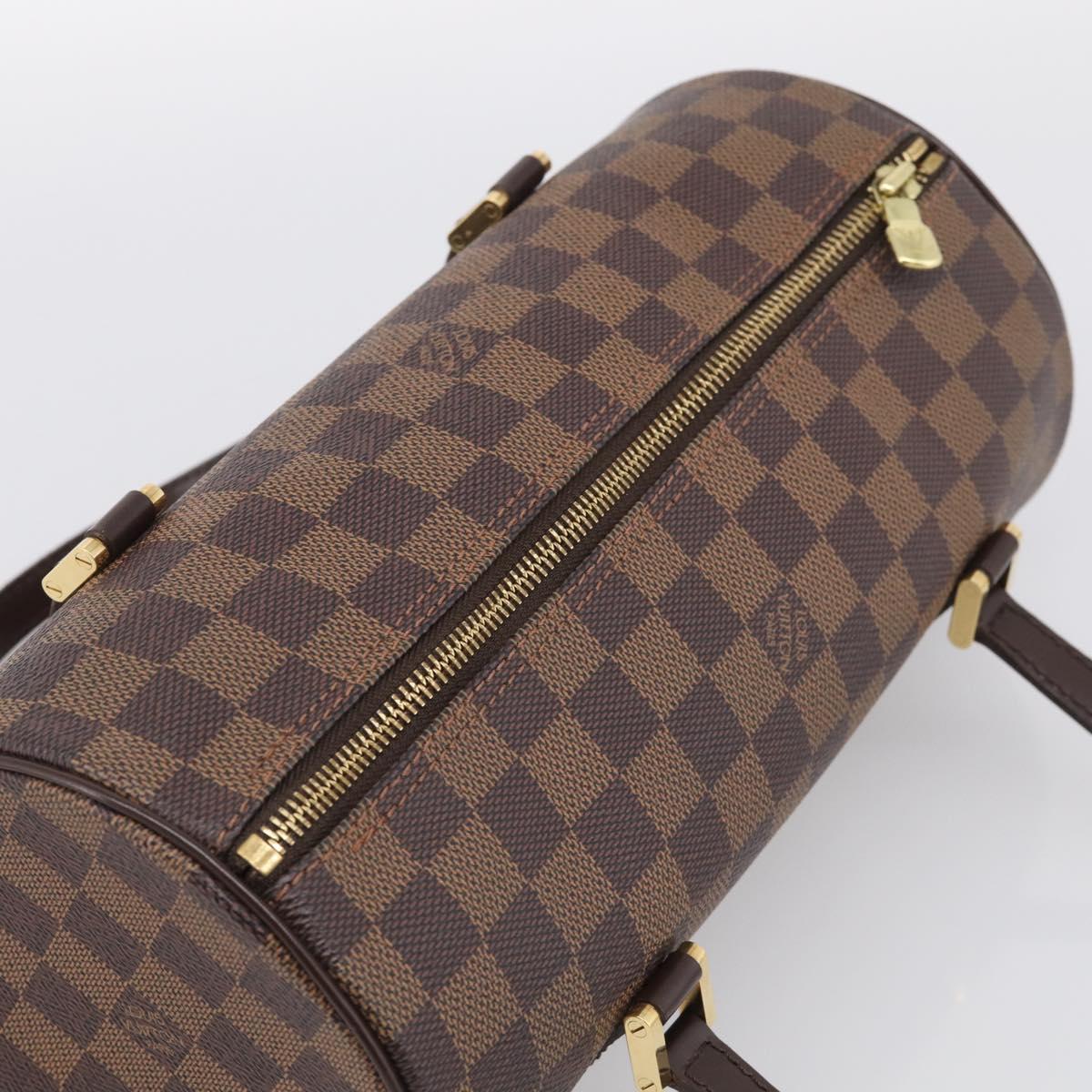 LOUIS VUITTON Damier Ebene Papillon 26 Hand Bag N51304 LV Auth 210847V