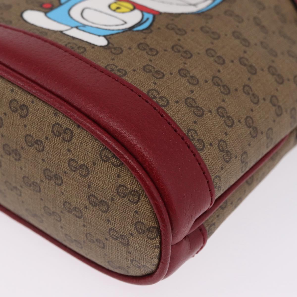 GUCCI Micro GG Supreme Fujiko Pro Shoulder Bag PVC Beige 647801 Auth 210850M