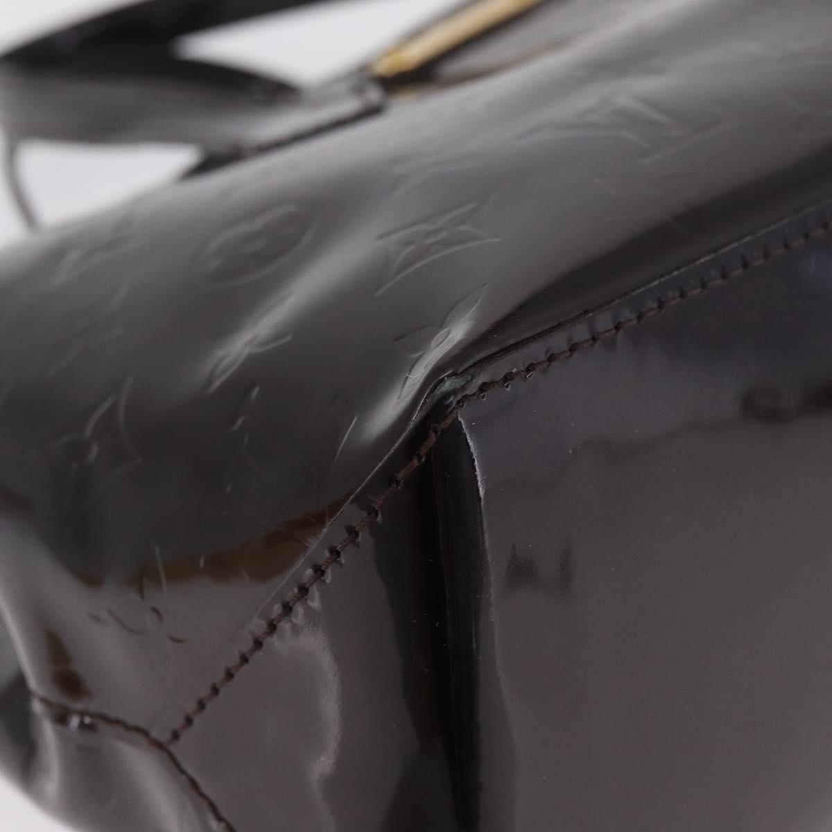 LOUIS VUITTON Monogram Vernis Wilshire PM Bag Amarante M93641 LV Auth 210858V
