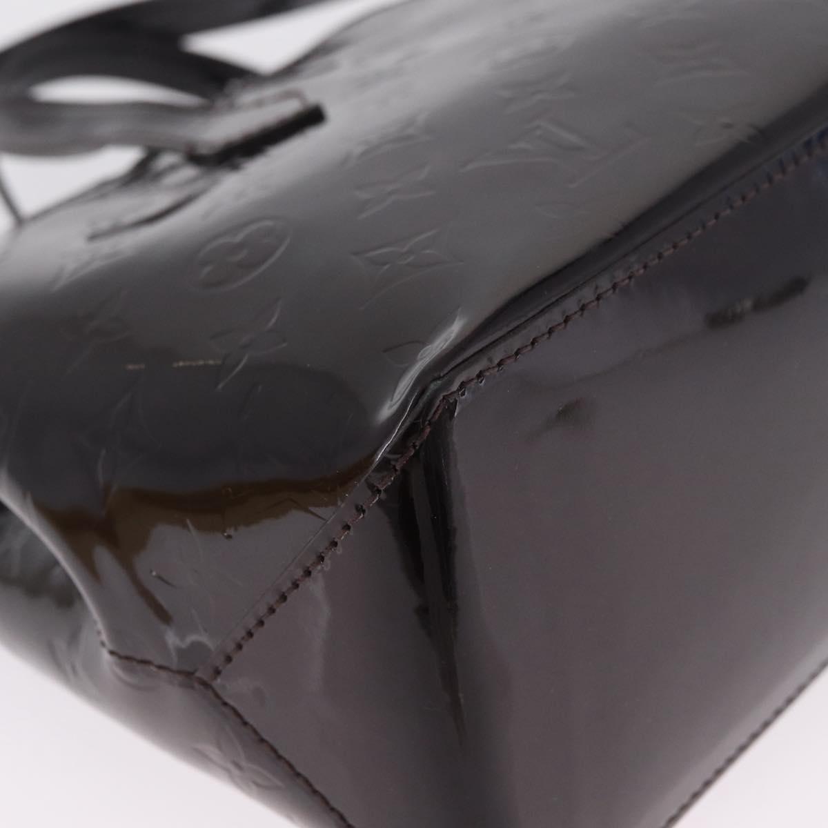 LOUIS VUITTON Monogram Vernis Wilshire PM Bag Amarante M93641 LV Auth 210858V