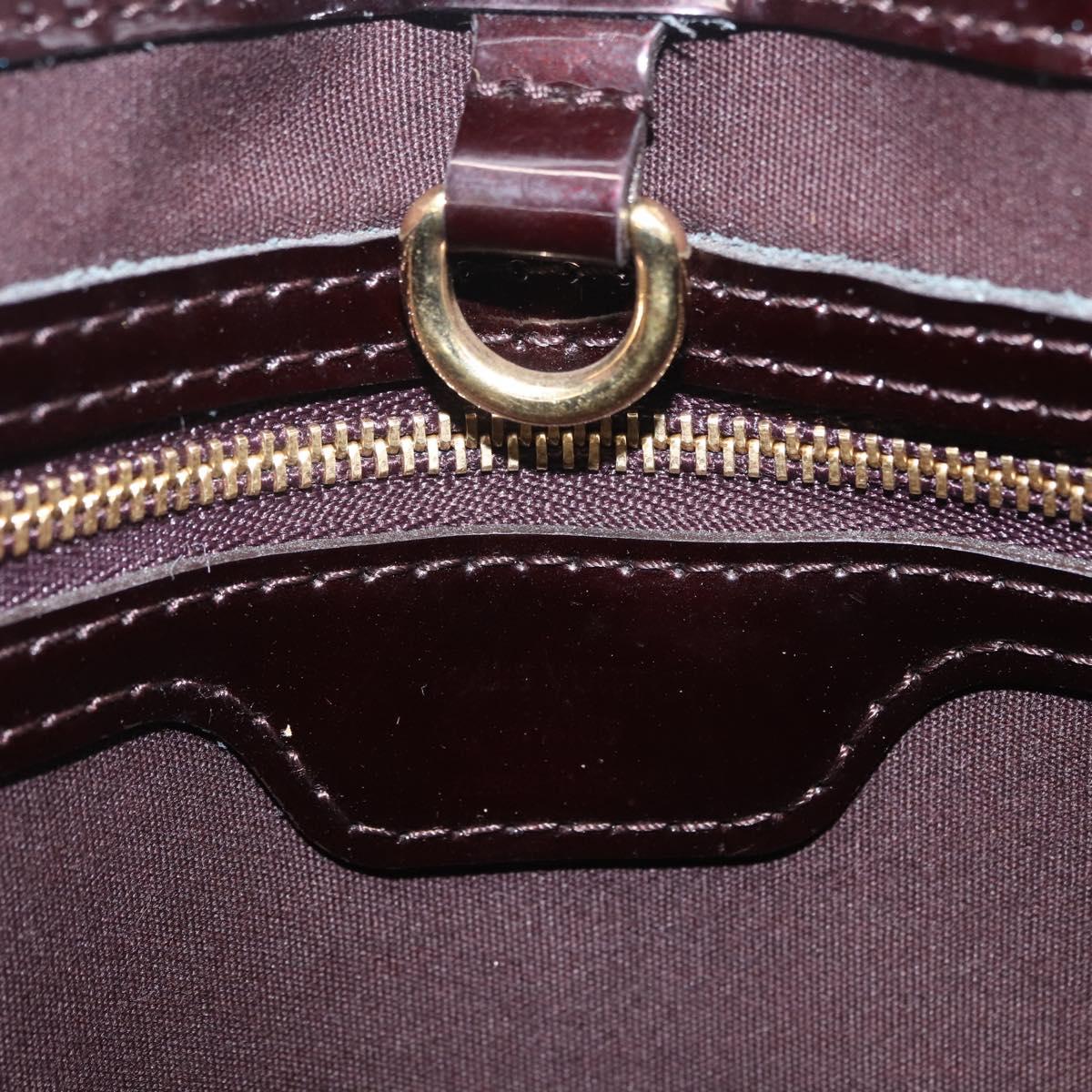 LOUIS VUITTON Monogram Vernis Wilshire PM Bag Amarante M93641 LV Auth 210858V