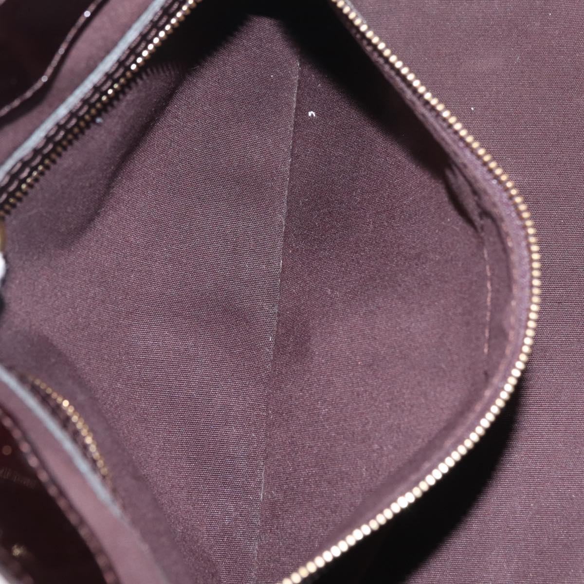 LOUIS VUITTON Monogram Vernis Wilshire PM Bag Amarante M93641 LV Auth 210858V