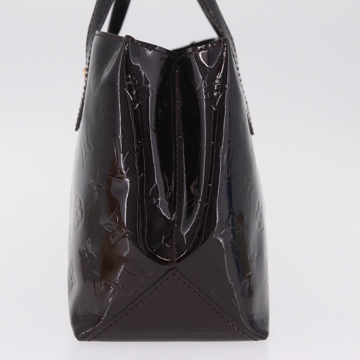 LOUIS VUITTON Monogram Vernis Wilshire PM Bag Amarante M93641 LV Auth 210858V