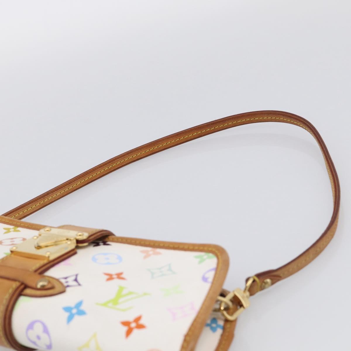 LOUIS VUITTON Monogram Multicolor Shirley Bag White M40049 LV Auth 210860V