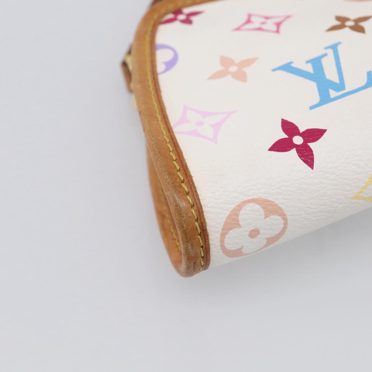 LOUIS VUITTON Monogram Multicolor Shirley Bag White M40049 LV Auth 210860V