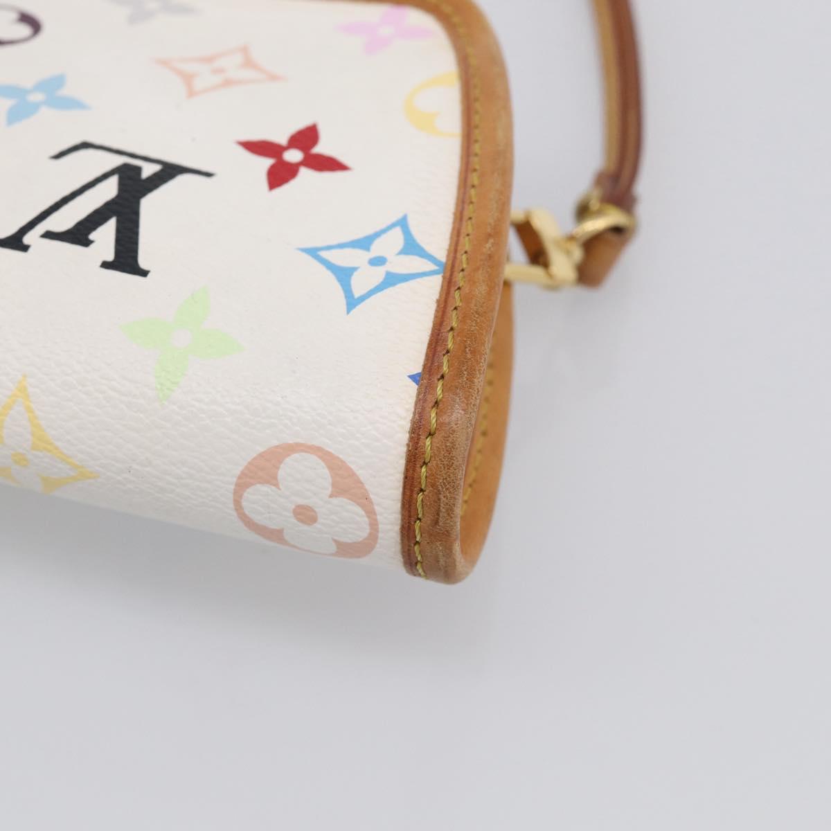 LOUIS VUITTON Monogram Multicolor Shirley Bag White M40049 LV Auth 210860V
