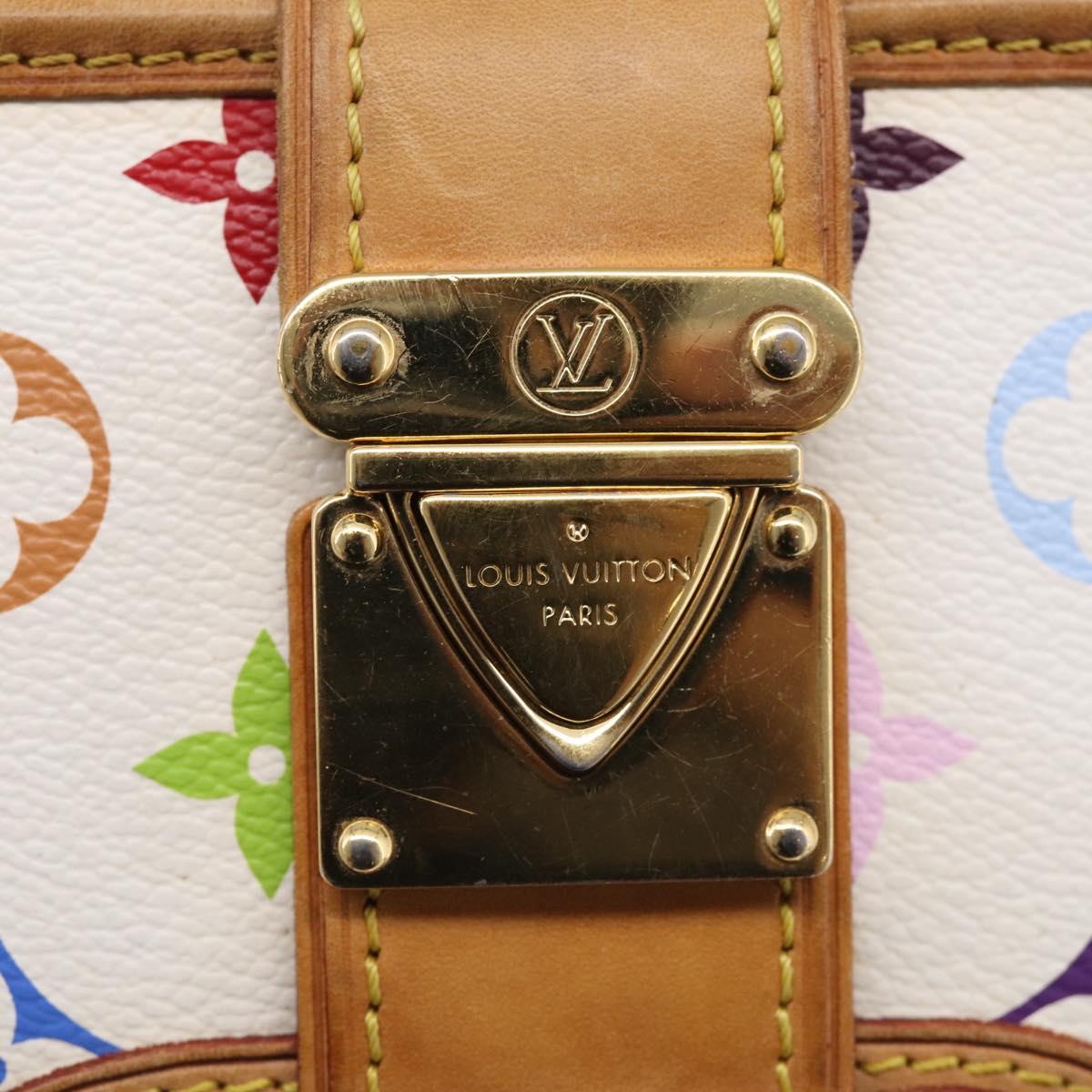 LOUIS VUITTON Monogram Multicolor Shirley Bag White M40049 LV Auth 210860V