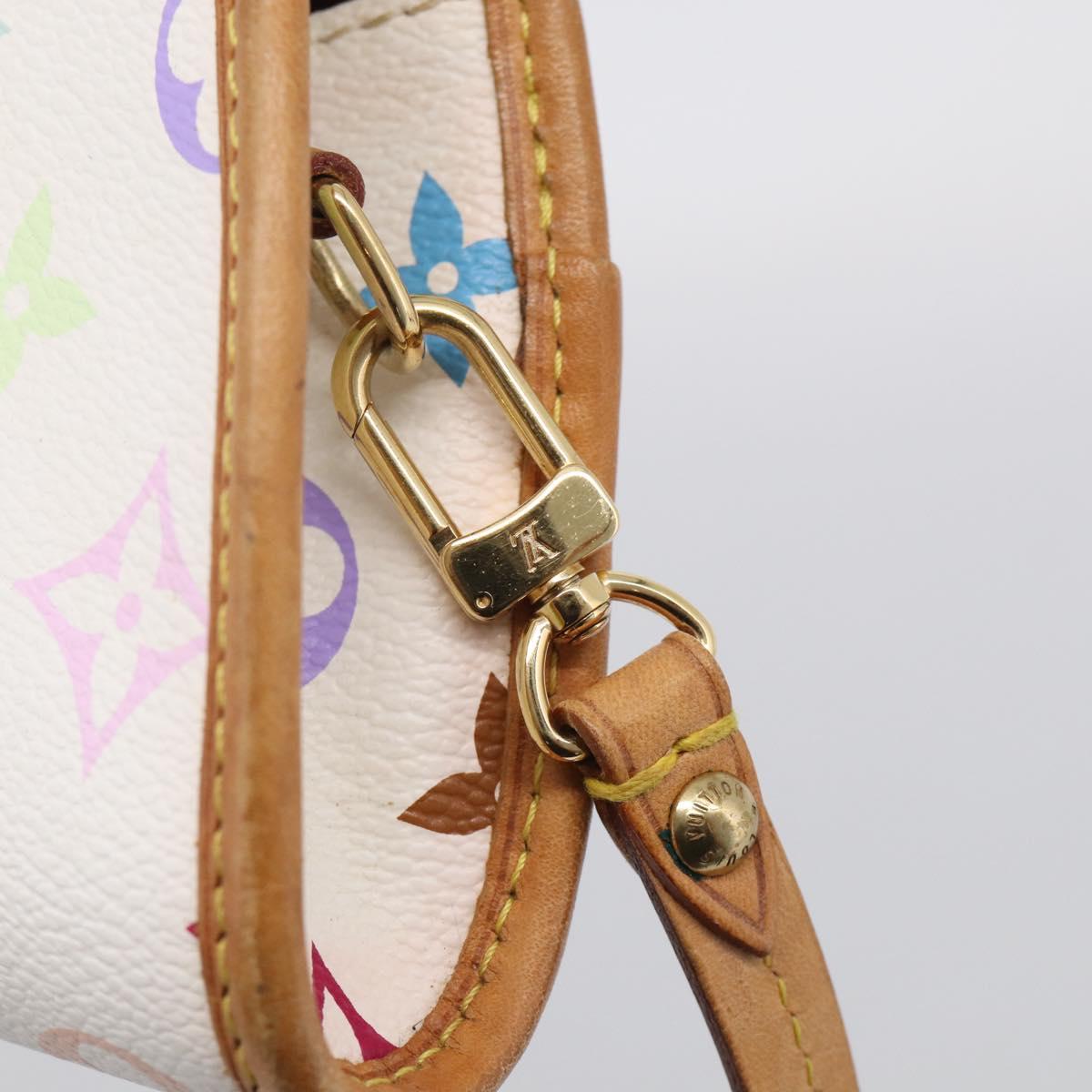 LOUIS VUITTON Monogram Multicolor Shirley Bag White M40049 LV Auth 210860V