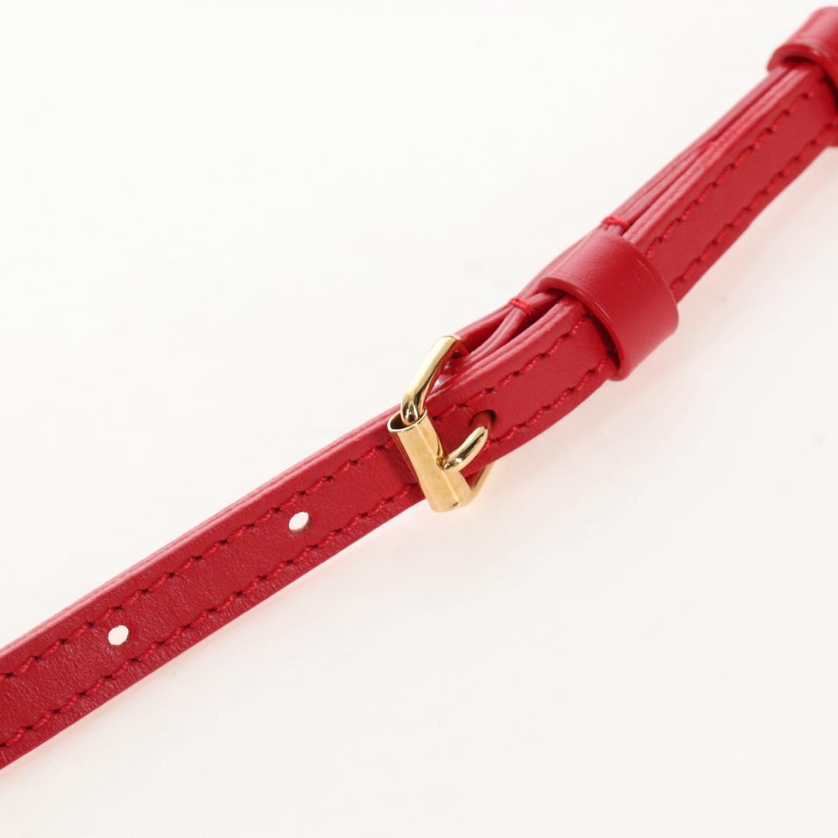LOUIS VUITTON LVxUF Pochette Accessoires Bag Leather Red M45548 LV Auth 210872SM