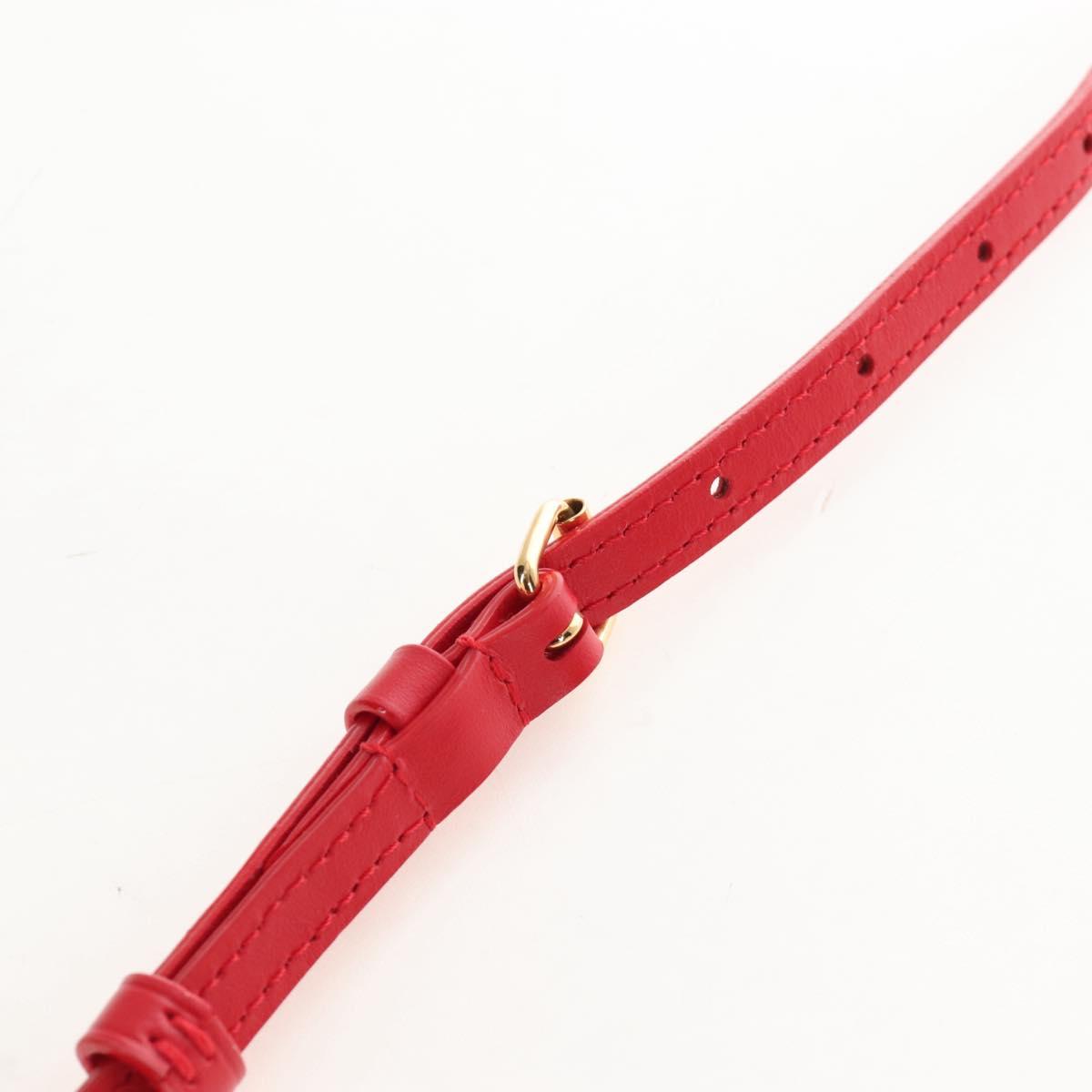 LOUIS VUITTON LVxUF Pochette Accessoires Bag Leather Red M45548 LV Auth 210872SM