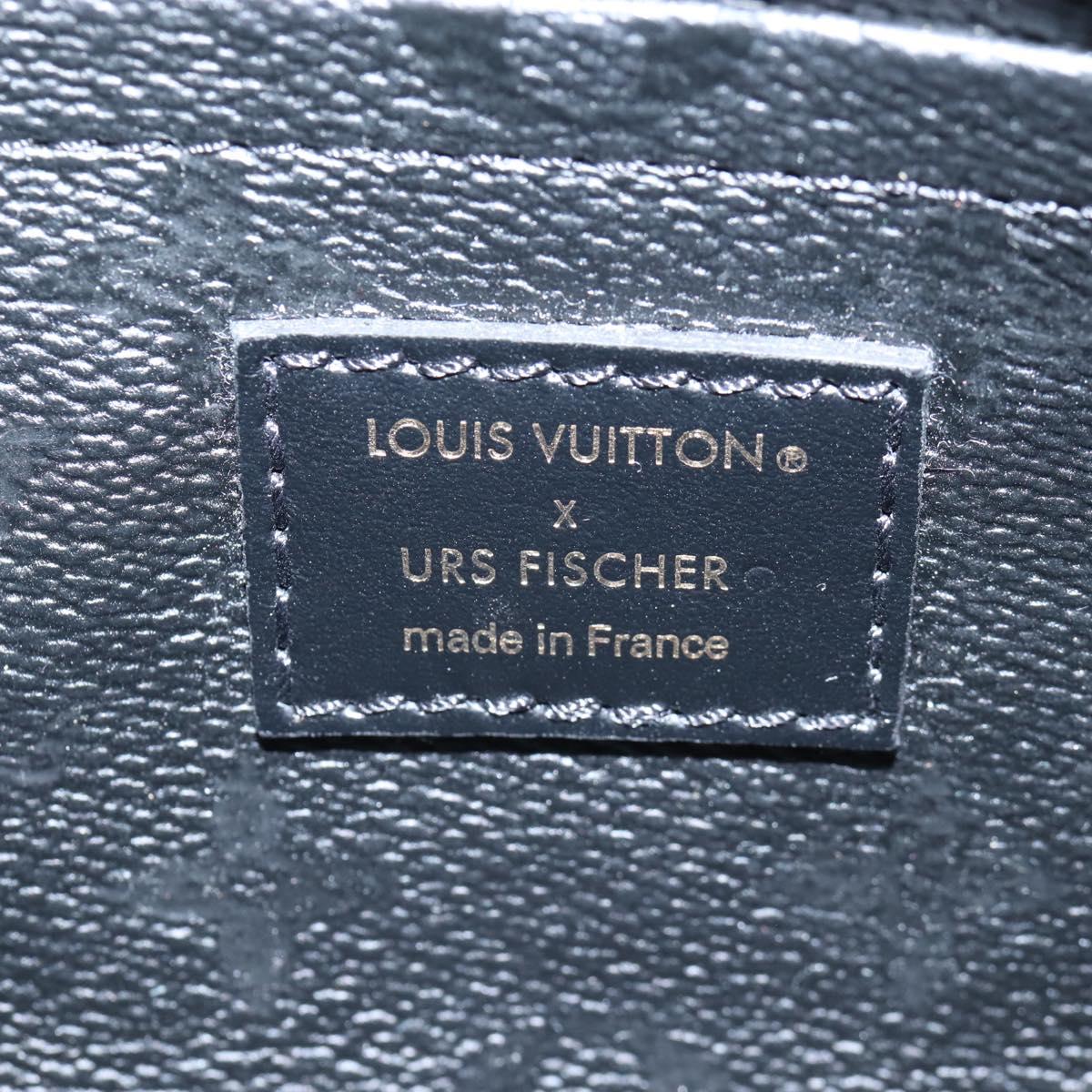 LOUIS VUITTON LVxUF Pochette Accessoires Bag Leather Red M45548 LV Auth 210872SM