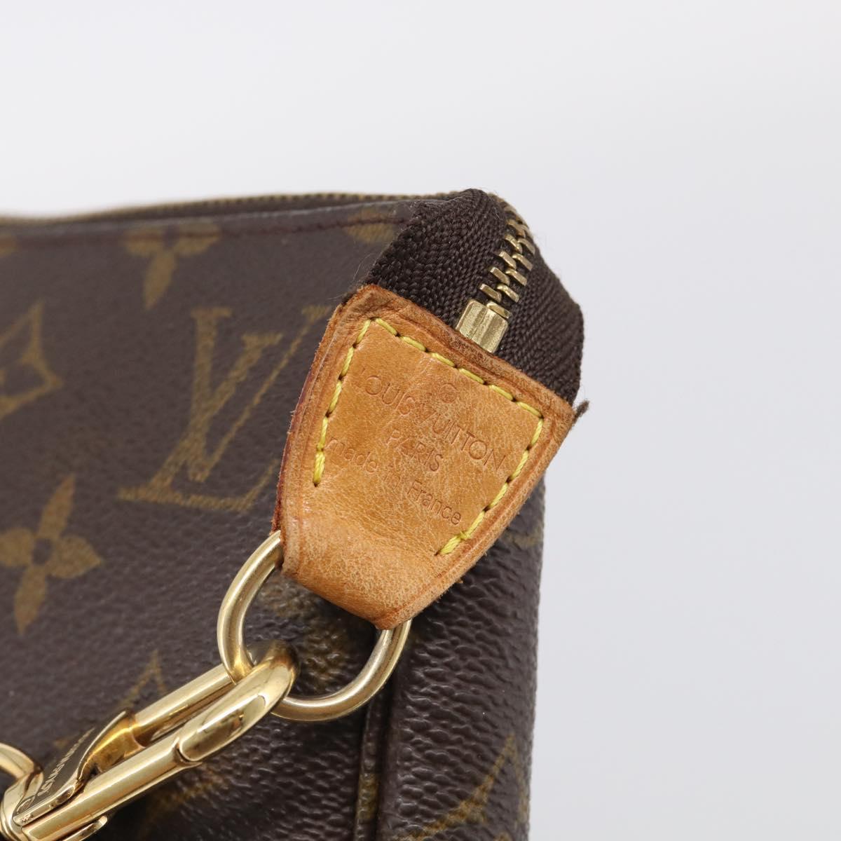 LOUIS VUITTON Monogram Pochette Accessoires Pouch M51980 LV Auth 210878A