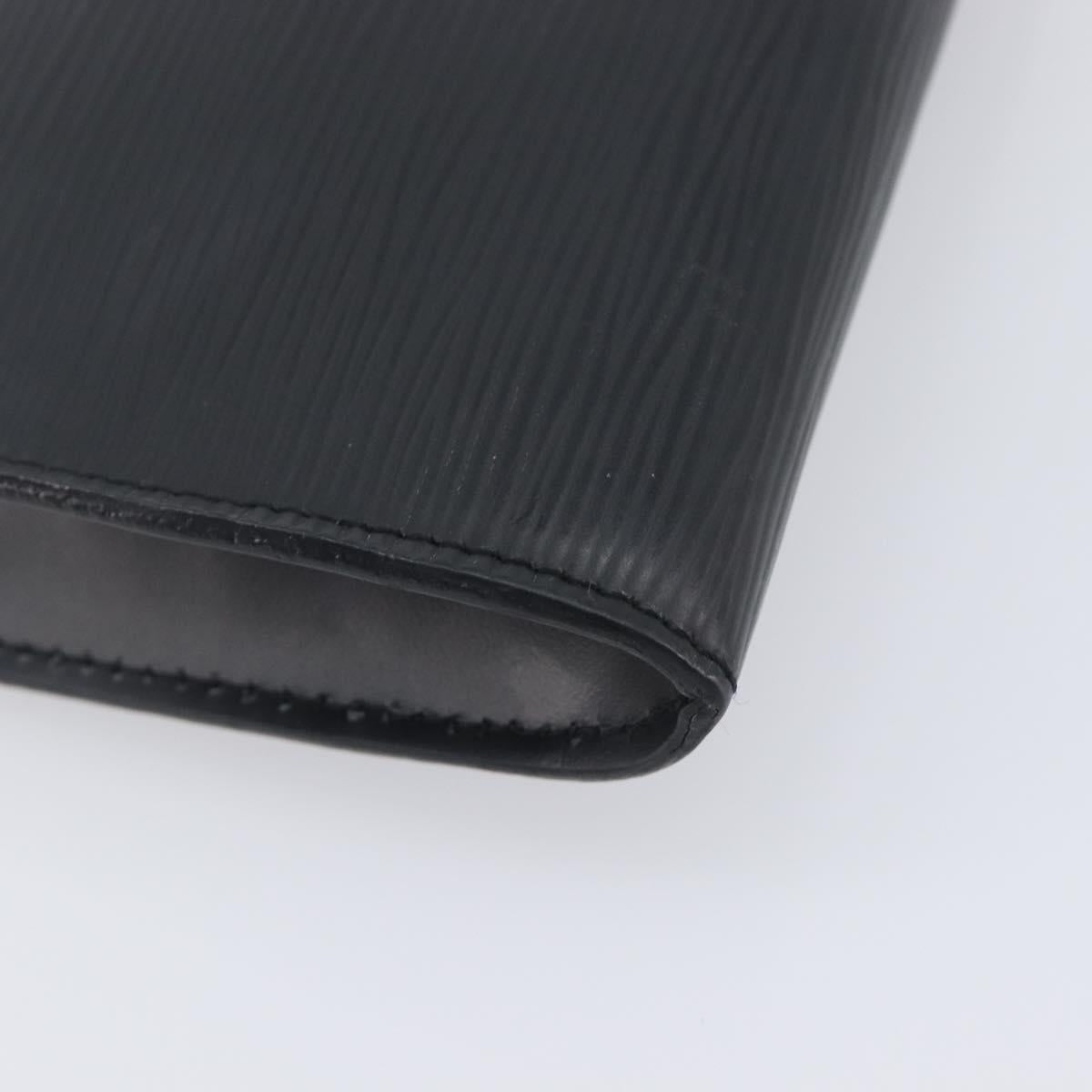 LOUIS VUITTON Epi Pochette Accessoires Pouch Black M52982 LV Auth 210879V
