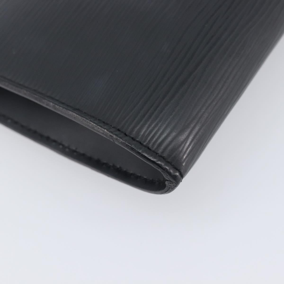LOUIS VUITTON Epi Pochette Accessoires Pouch Black M52982 LV Auth 210879V