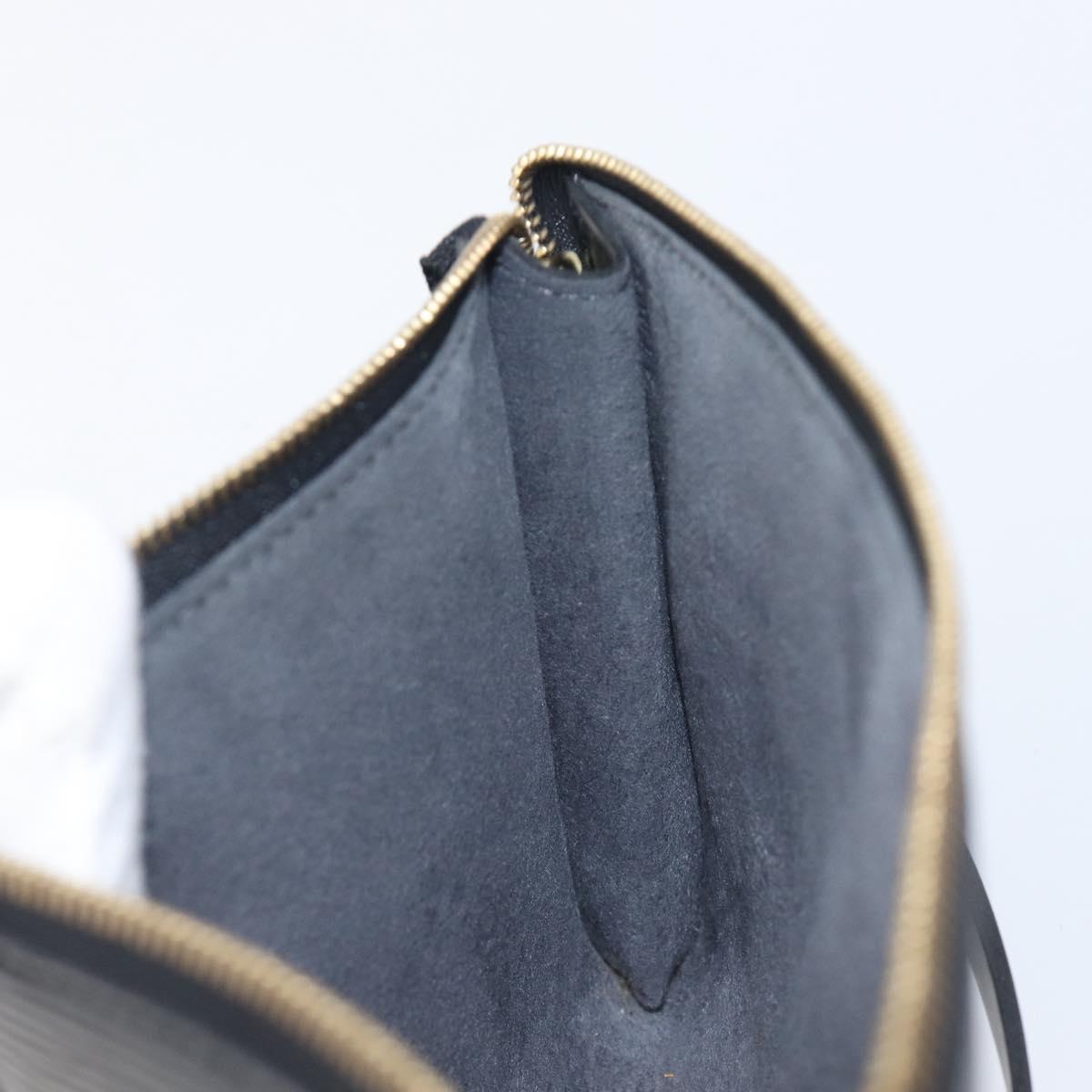 LOUIS VUITTON Epi Pochette Accessoires Pouch Black M52982 LV Auth 210879V