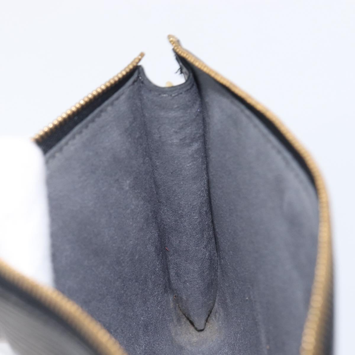 LOUIS VUITTON Epi Pochette Accessoires Pouch Black M52982 LV Auth 210879V