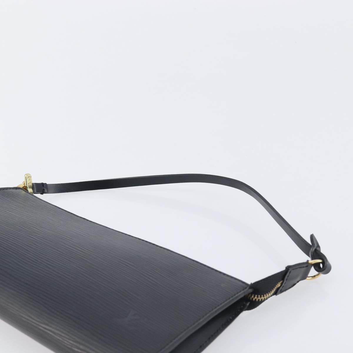 LOUIS VUITTON Epi Pochette Accessoires Pouch Black M52982 LV Auth 210879V