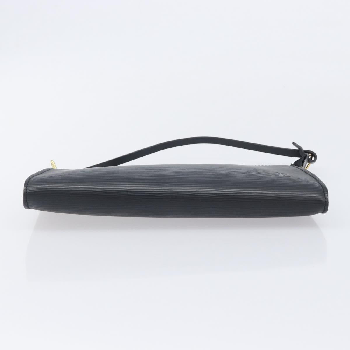 LOUIS VUITTON Epi Pochette Accessoires Pouch Black M52982 LV Auth 210879V
