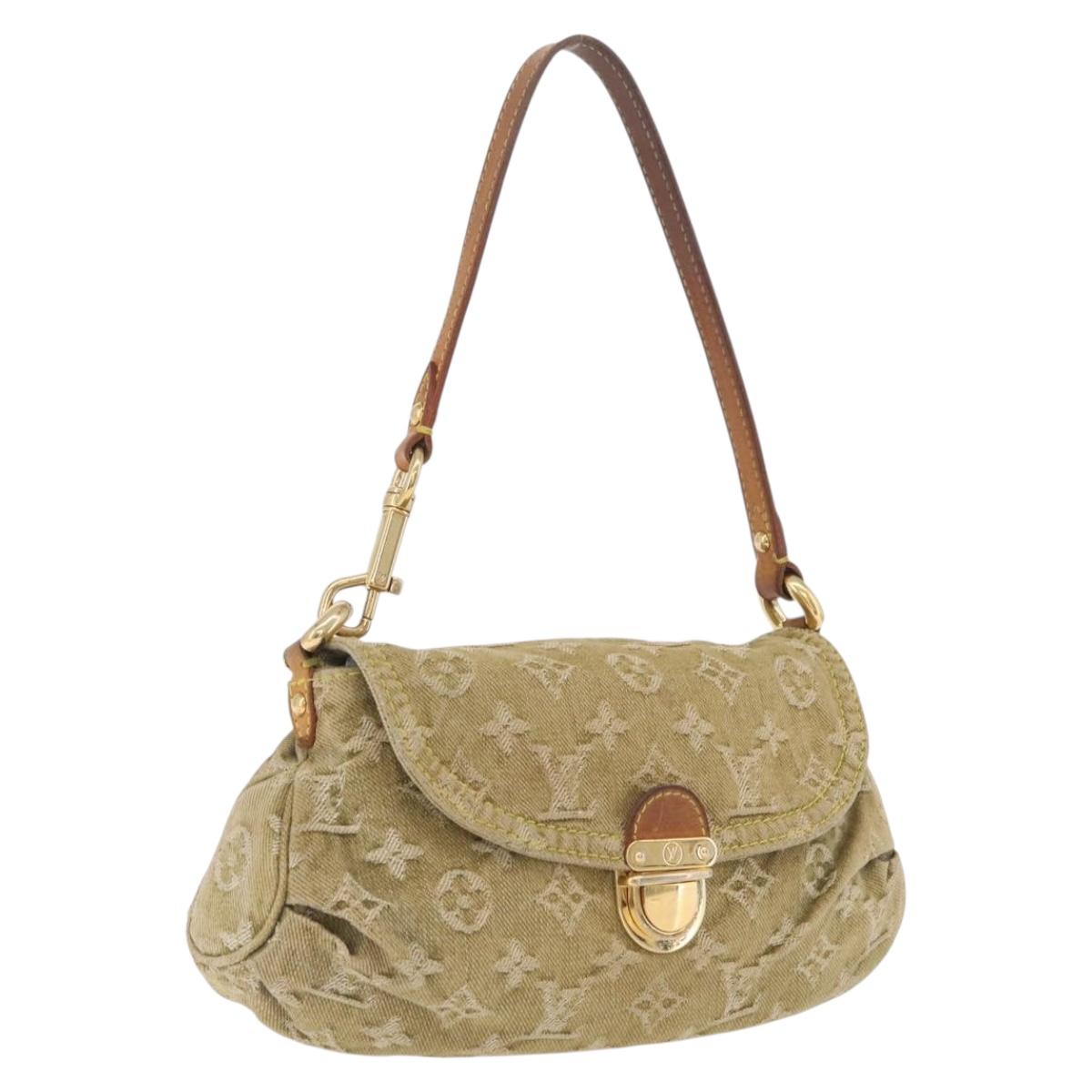 LOUIS VUITTON Monogram Denim Mini Preity Bag Riken M95217 LV Auth 210881SAV