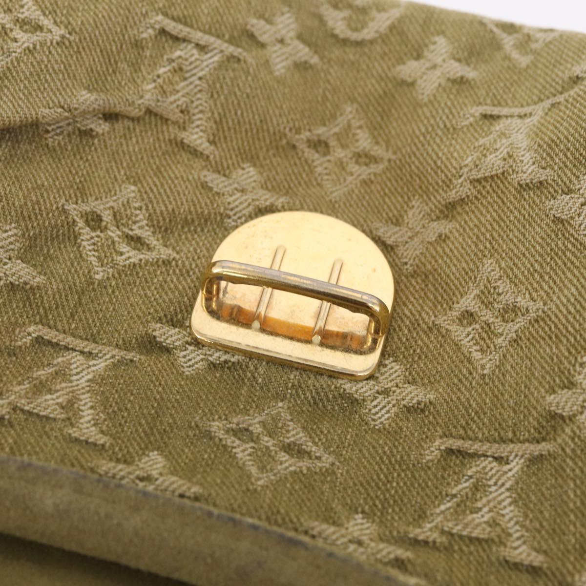 LOUIS VUITTON Monogram Denim Mini Preity Bag Riken M95217 LV Auth 210881SAV
