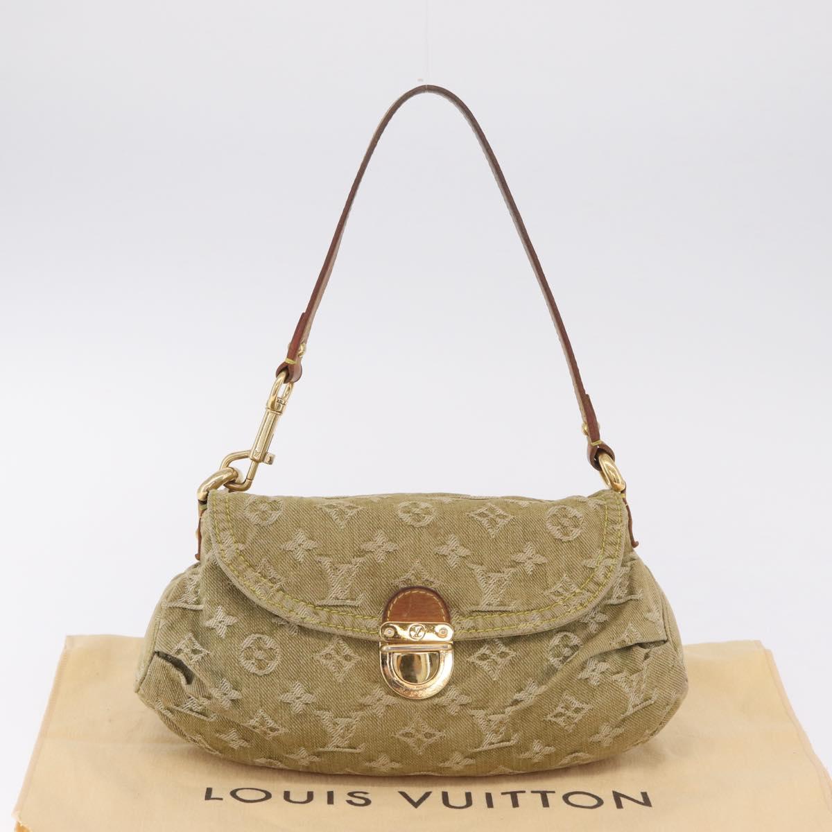 LOUIS VUITTON Monogram Denim Mini Preity Bag Riken M95217 LV Auth 210881SAV