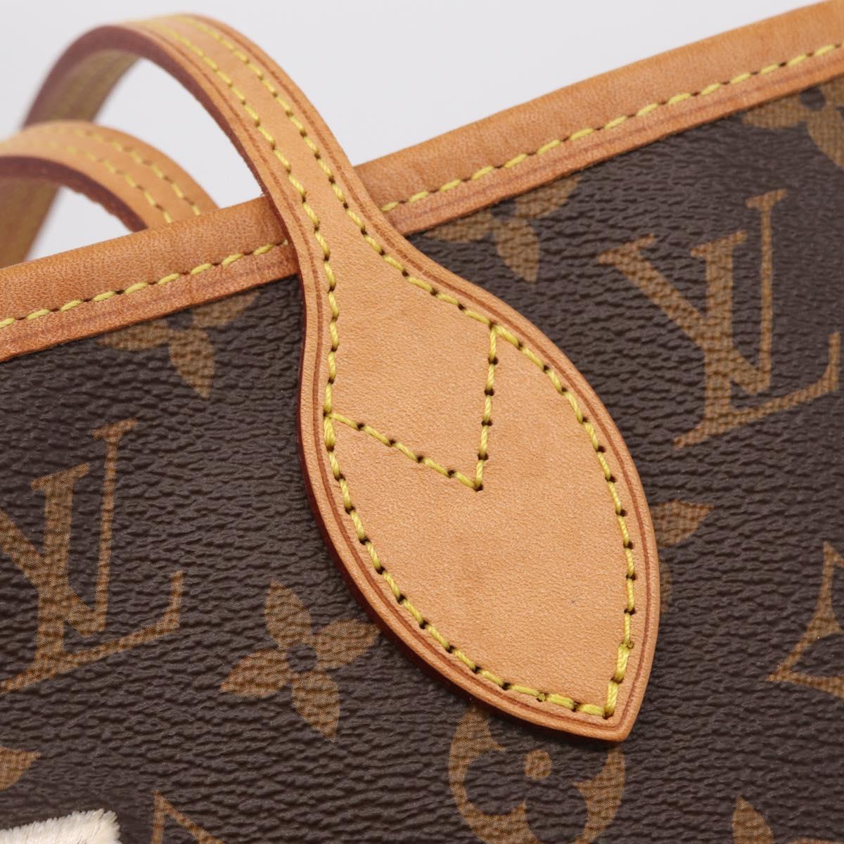 LOUIS VUITTON Monogram Patch Neverfull MM Tote Bag M43988 LV Auth 210894SAM