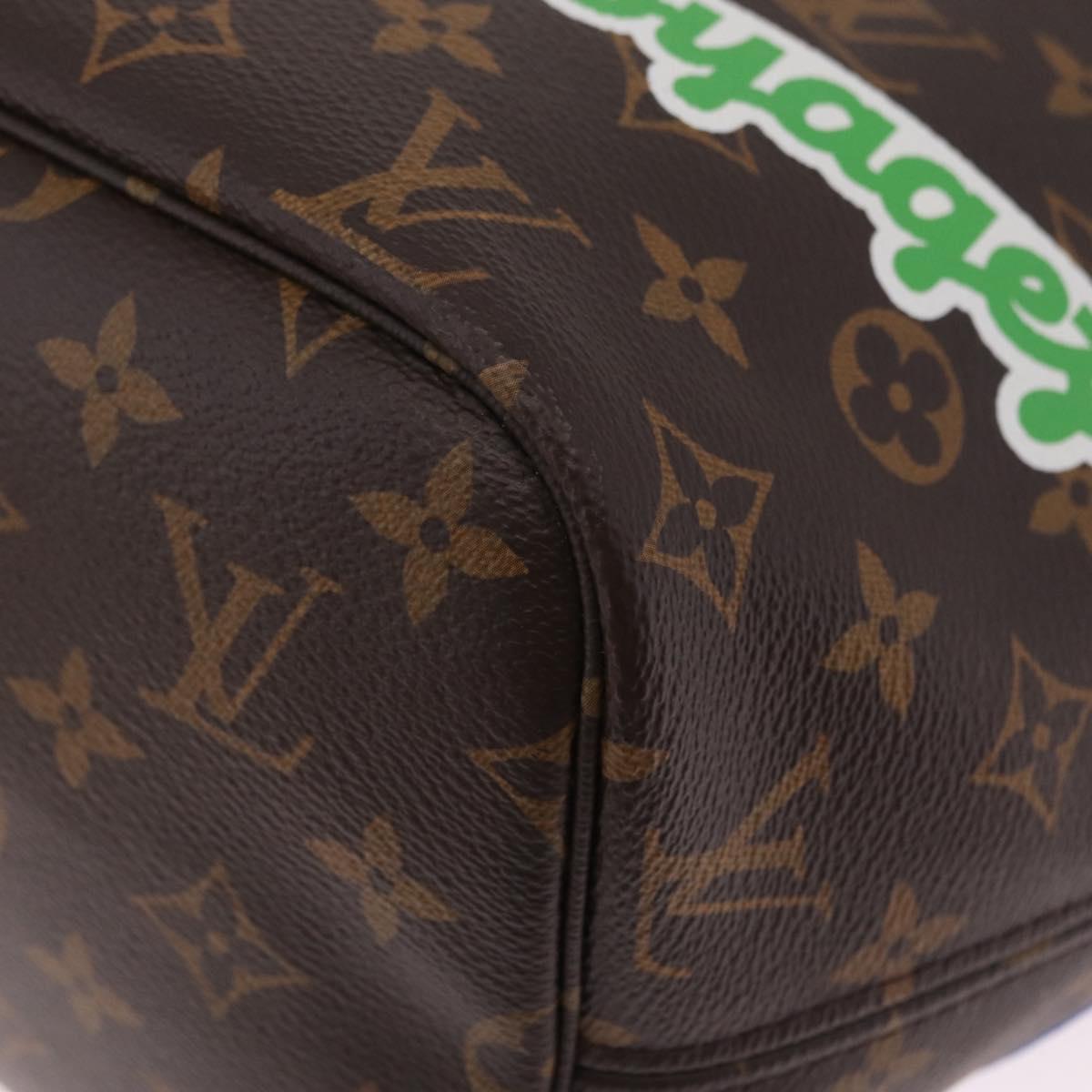 LOUIS VUITTON Monogram Patch Neverfull MM Tote Bag M43988 LV Auth 210894SAM