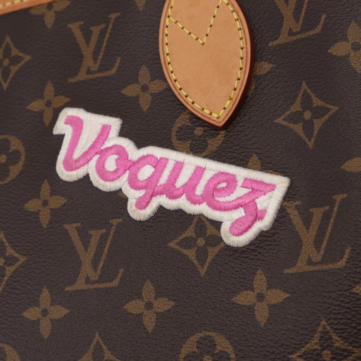 LOUIS VUITTON Monogram Patch Neverfull MM Tote Bag M43988 LV Auth 210894SAM
