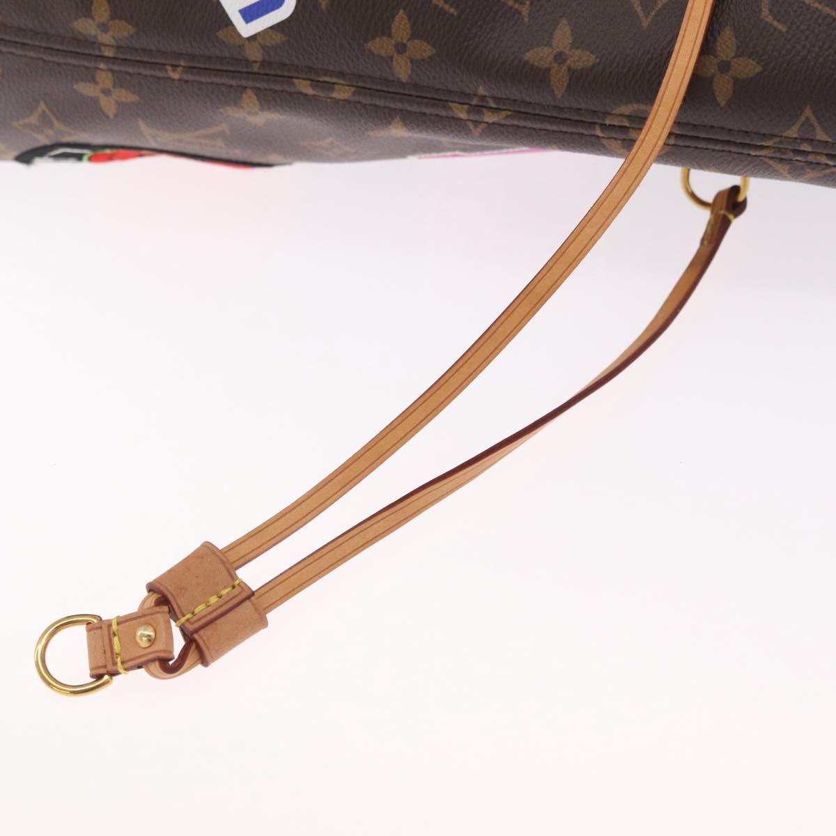 LOUIS VUITTON Monogram Patch Neverfull MM Tote Bag M43988 LV Auth 210894SAM
