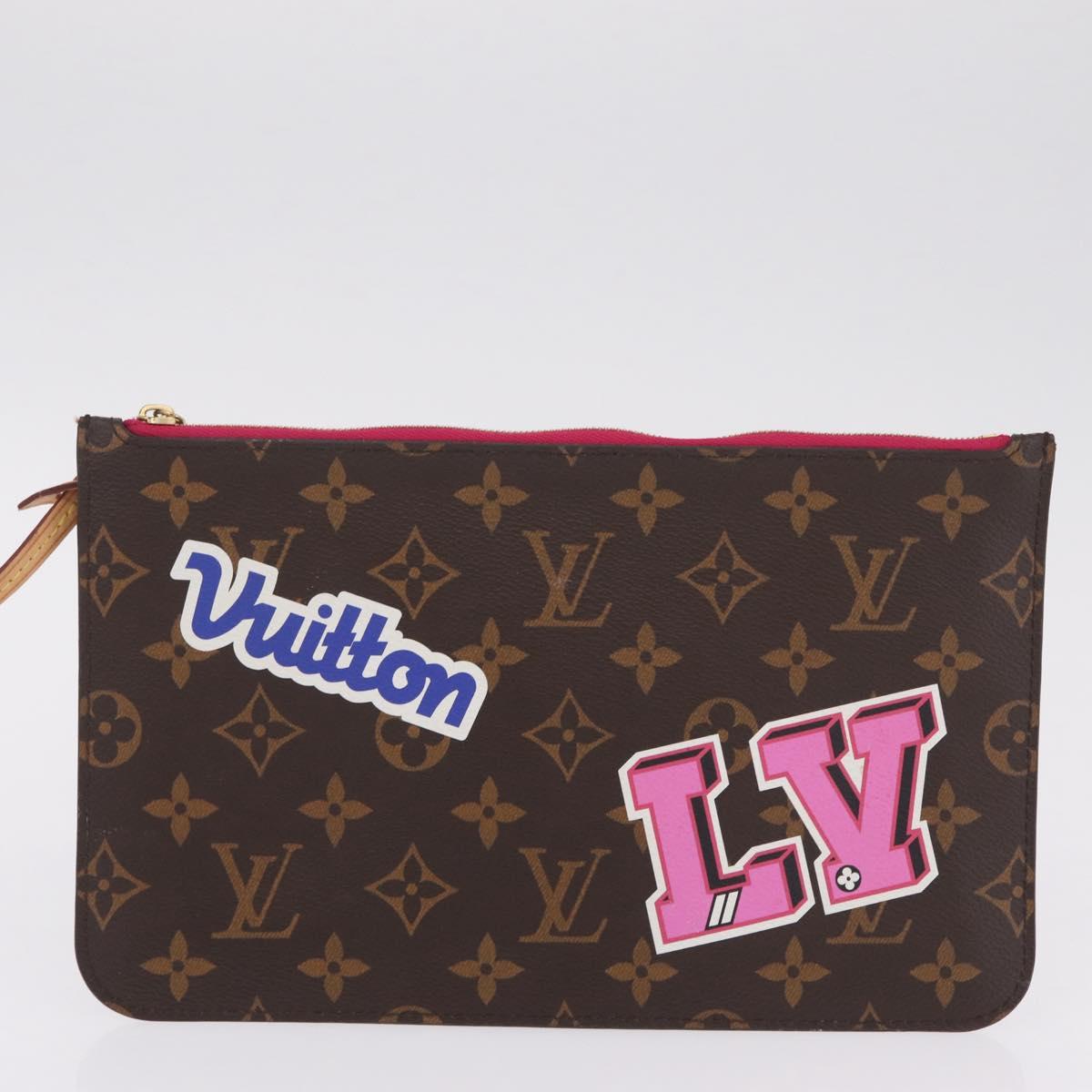 LOUIS VUITTON Monogram Patch Neverfull MM Tote Bag M43988 LV Auth 210894SAM