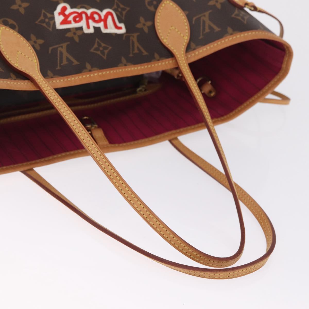 LOUIS VUITTON Monogram Patch Neverfull MM Tote Bag M43988 LV Auth 210894SAM