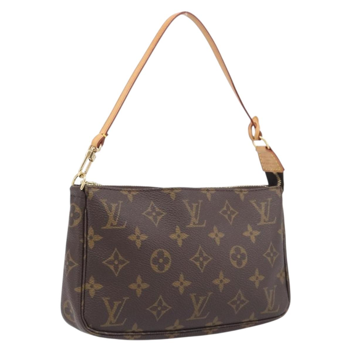 LOUIS VUITTON Monogram Pochette Accessoires Pouch M51980 LV Auth 210918SAM