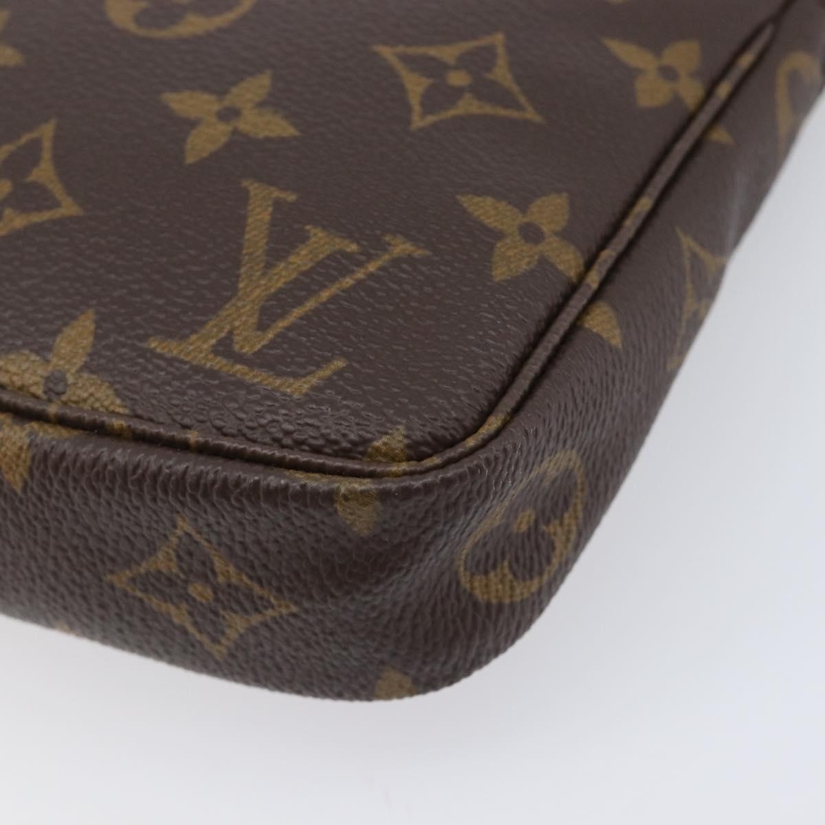 LOUIS VUITTON Monogram Pochette Accessoires Pouch M51980 LV Auth 210918SAM