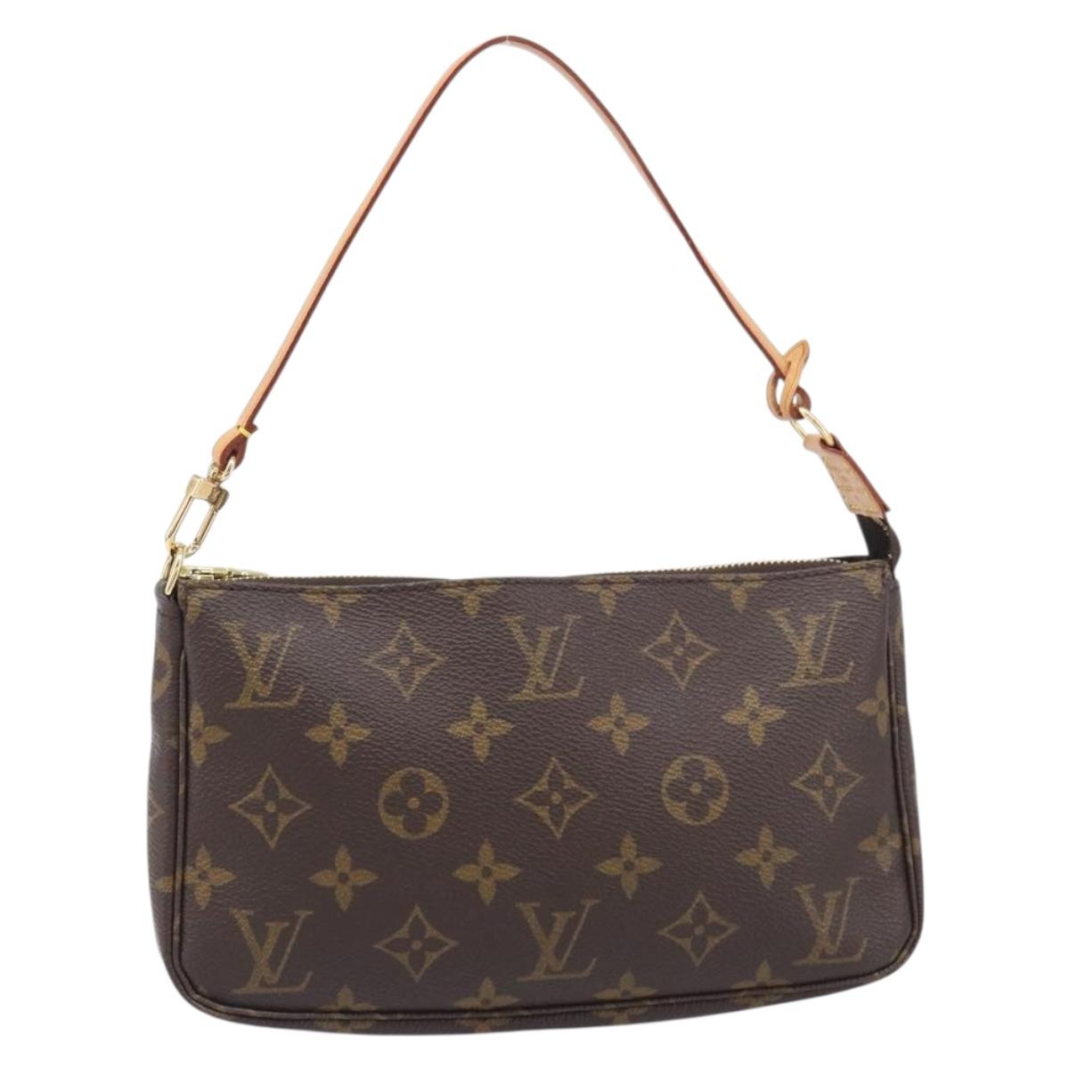 LOUIS VUITTON Monogram Pochette Accessoires Pouch M51980 LV Auth 210918SAM