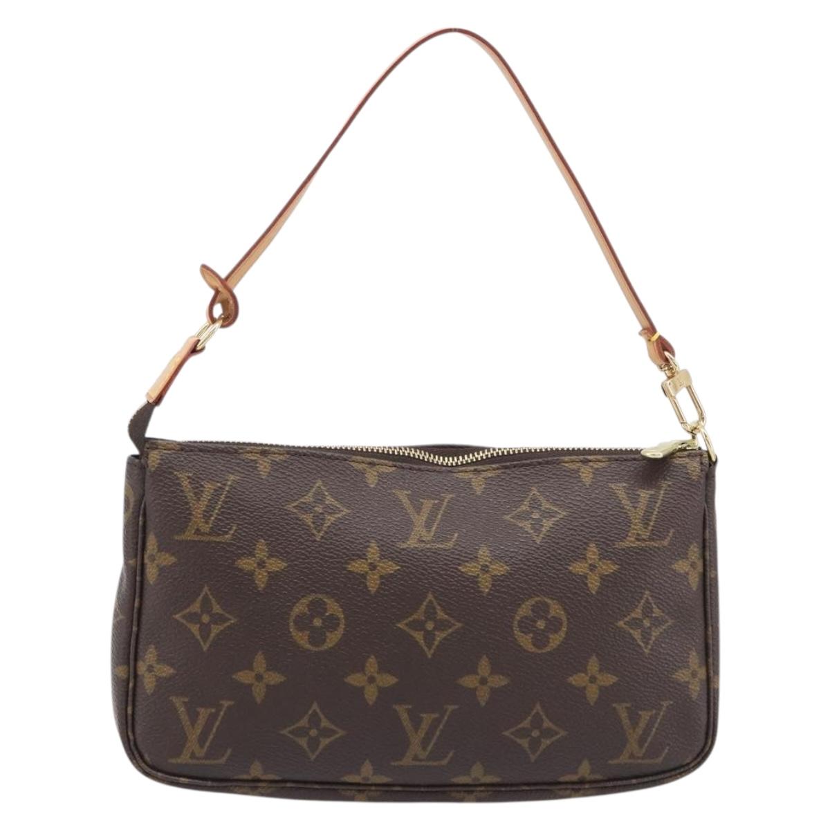 LOUIS VUITTON Monogram Pochette Accessoires Pouch M51980 LV Auth 210918SAM