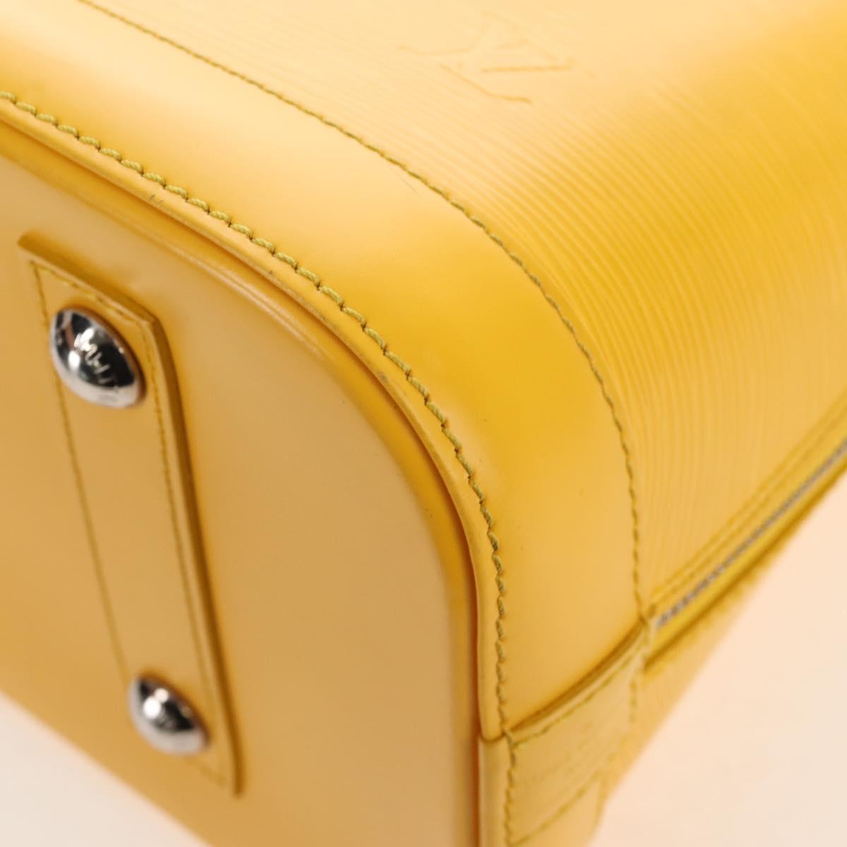 LOUIS VUITTON Epi Alma PM Hand Bag Mimosa M40951 LV Auth 210926V